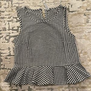 Design Lab Peplum Tank Top